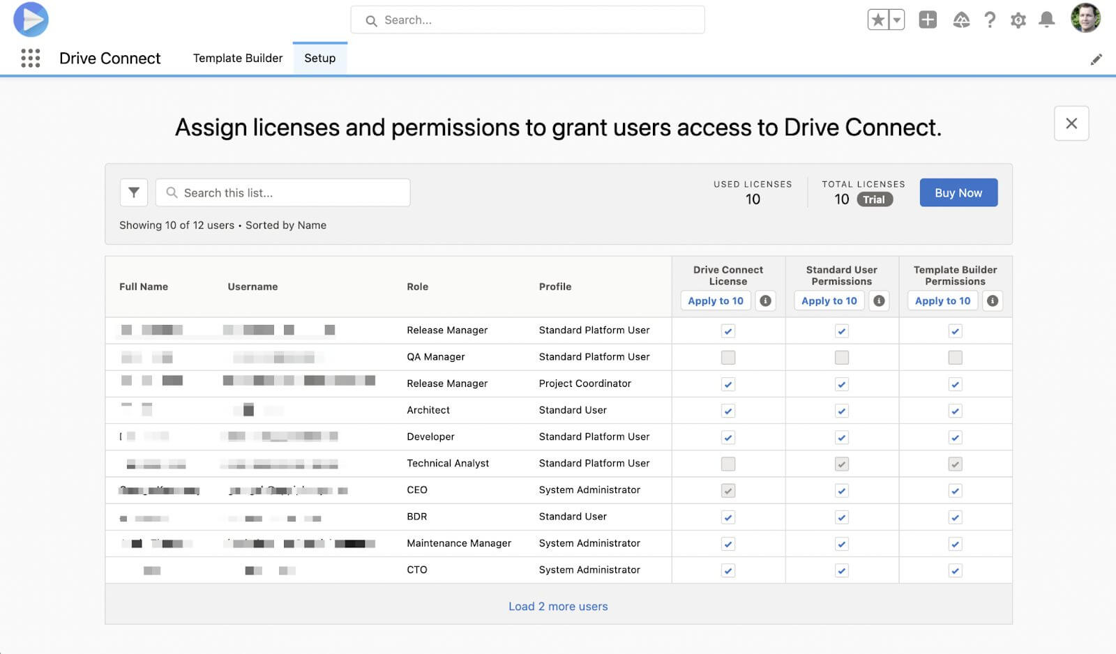 Assign licenses and permission sets
