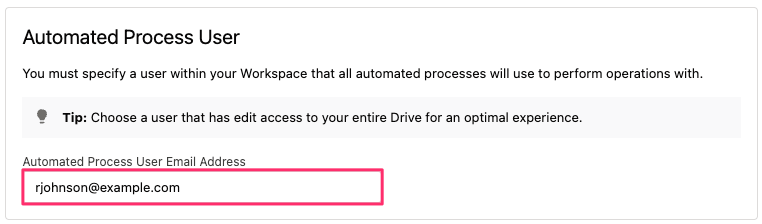 Automated Process User