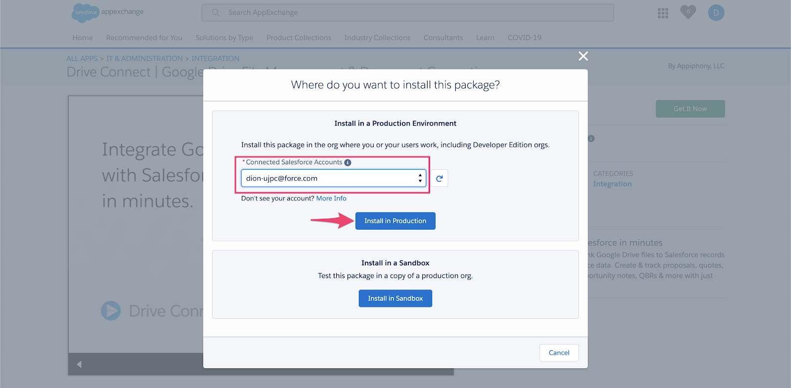 How to Set Up Drive Connect for Google Drive/Salesforce Integration
